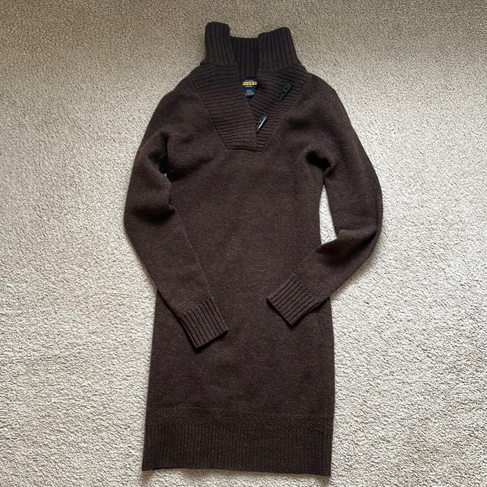 Rugby preppy sweater dress